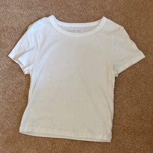 American Eagle Outfitters Classic White Baby Tee